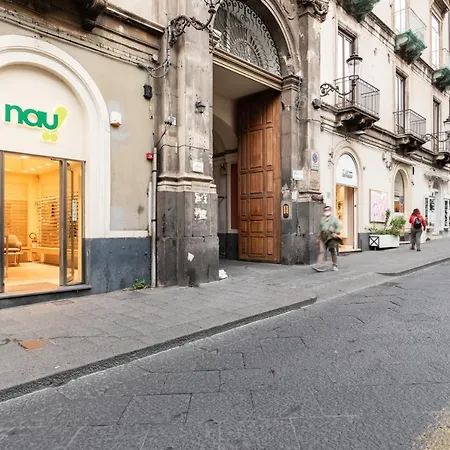 Via Etnea Cozy Apartment With Balcony Catania Exterior foto